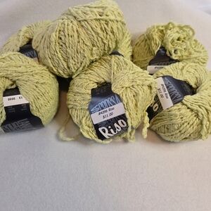 Lana Grasso Italian 4396 Riso Yarn in Light Yellow Green
